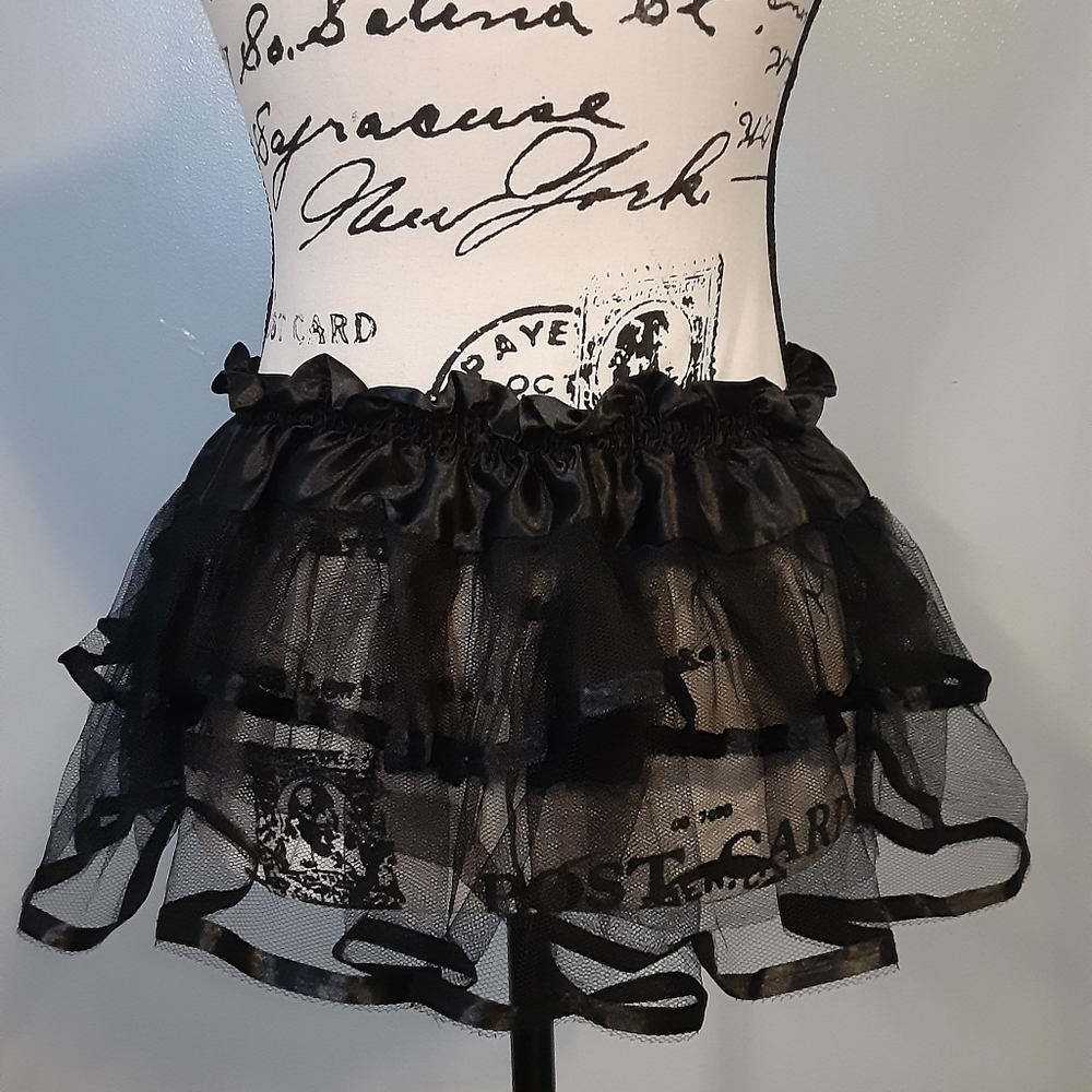 Clubwear Petticoat Tu-Tu Black Hot Topic